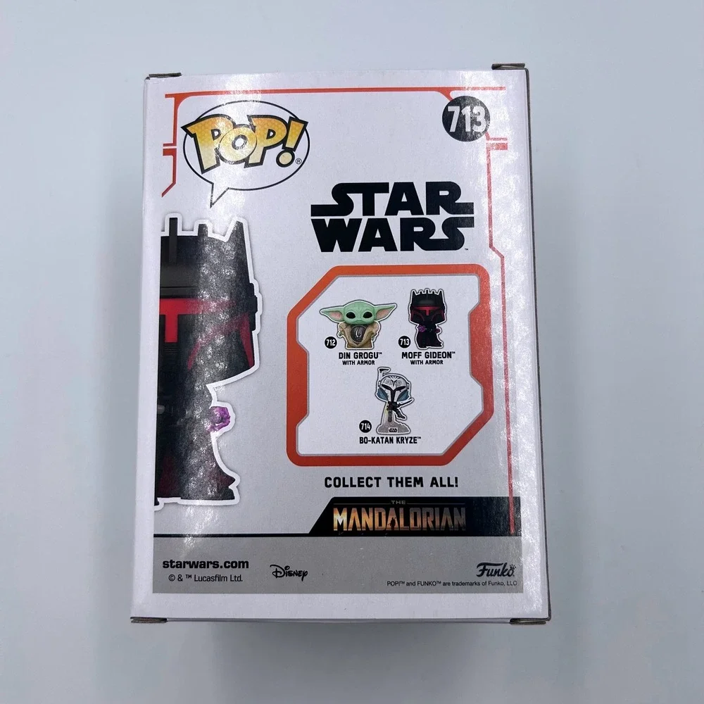 Funko Pop Star Wars Moff Gideon With Armor 713 Vinyl Bobblehead Mandalorian